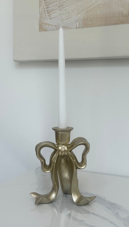 Royal Bow Candle Holder