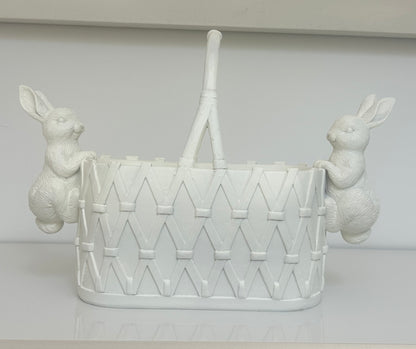 Ivory Basket Bunnies